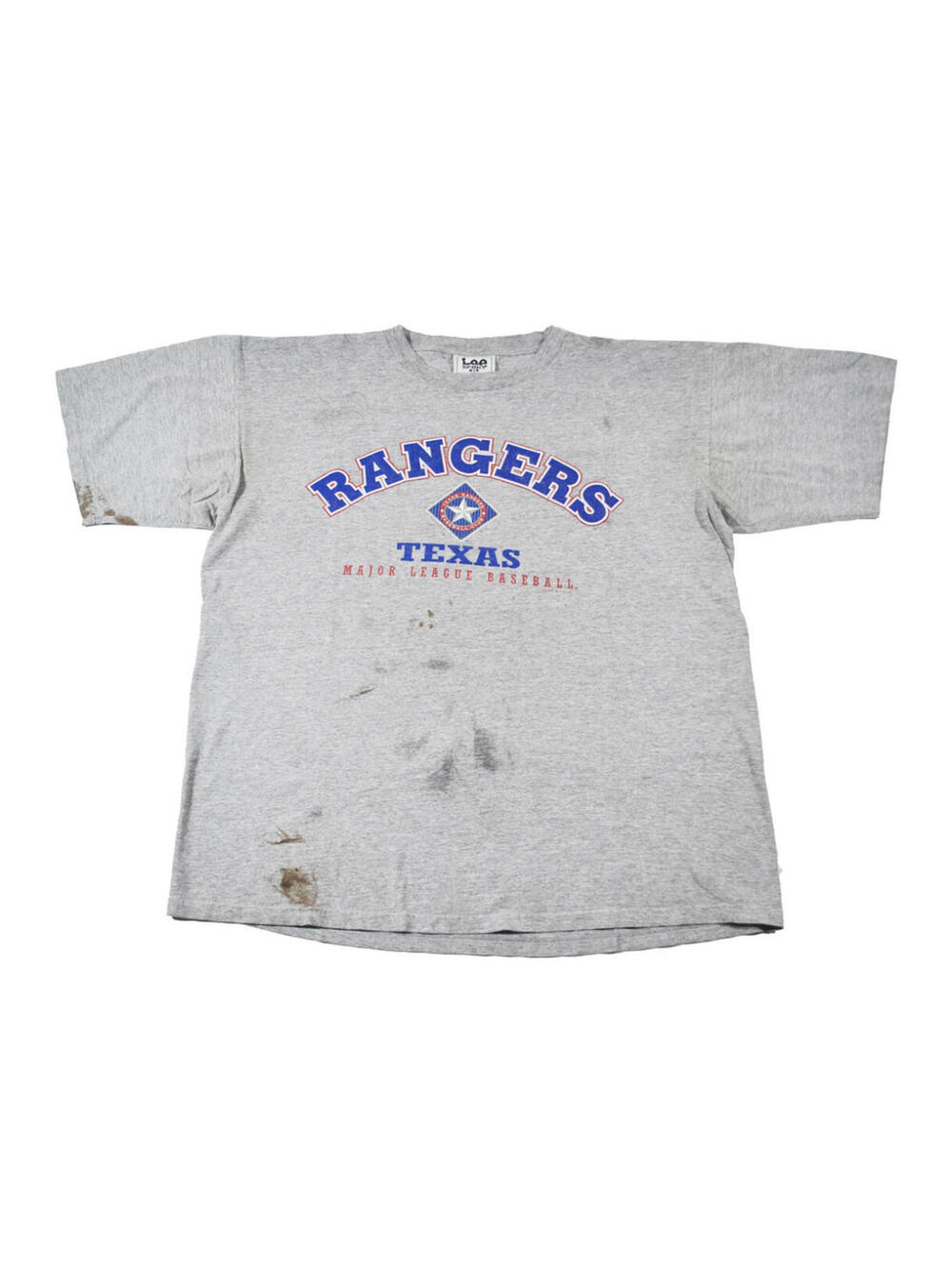 Vintage Texas Rangers MLB Baseball Gray Shirt Size X-Large